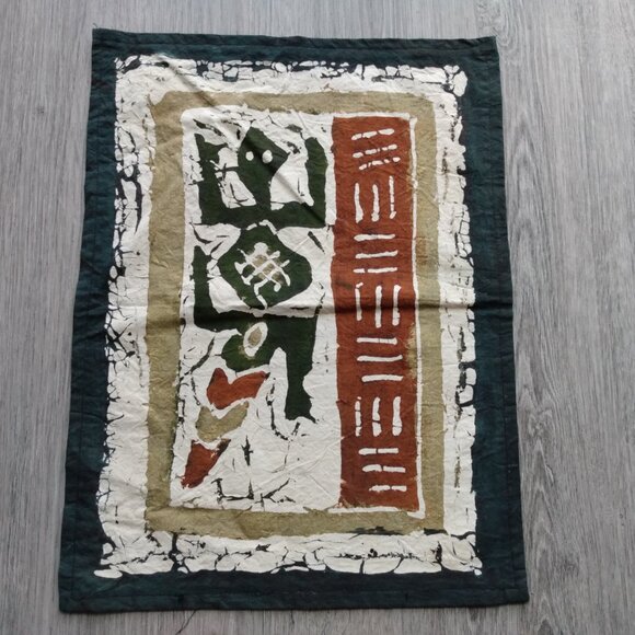 Vintage Lizard Placemat Boho Doily Table Mat Chameleon Gecko Ethnic Design - Picture 3 of 10